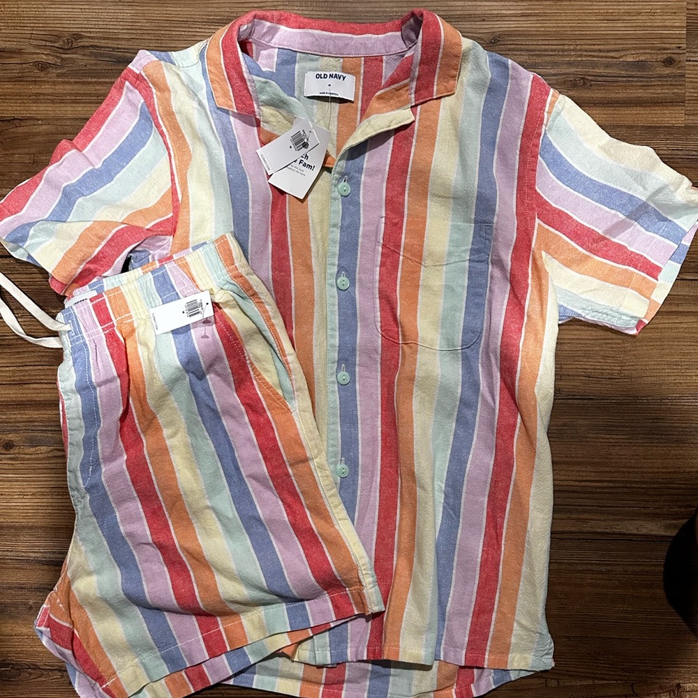 Striped matching set